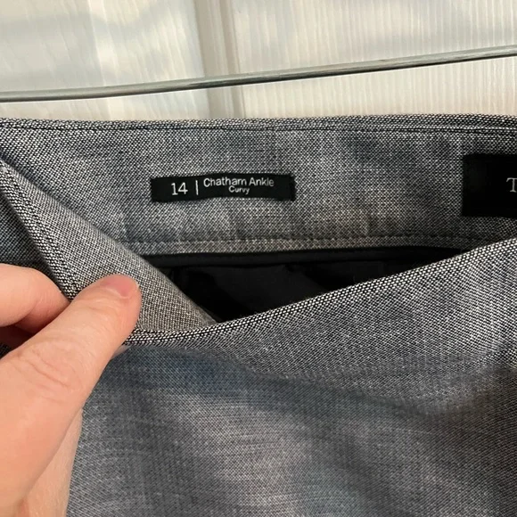 Talbots Gray Curvy Pants - Picture 5 of 6